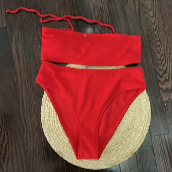 Zaful Bandeau Swim Tankini Bikini Swim Set Size Medium - Picture 2 of 12